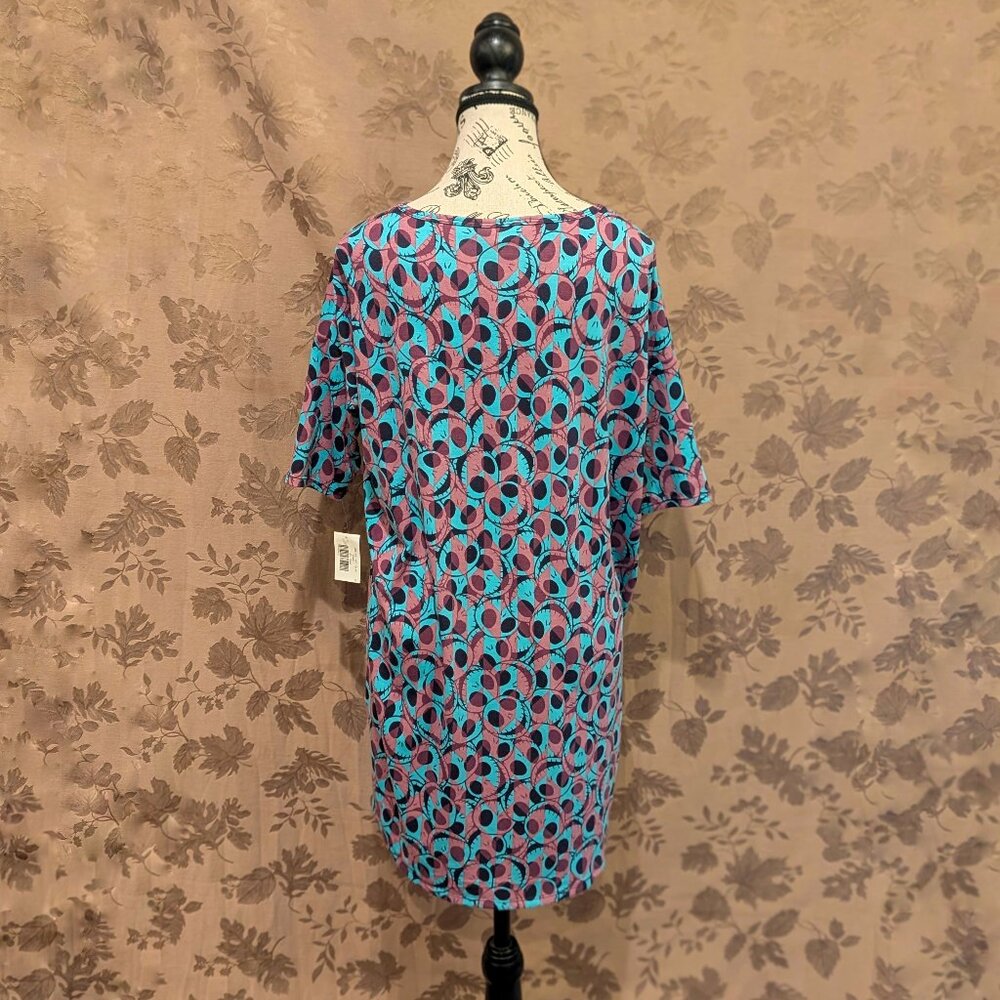 LuLaRoe Disney Jack Skeleton Irma Tunic, Size XS, New With Tags! - Picture 4 of 7